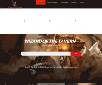 Wizardofthetavern.com(Wizard Of The Tavern) Screenshot