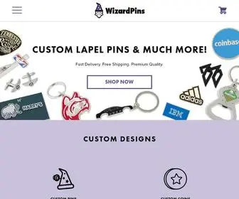 Wizardpins.com(Custom Pins) Screenshot