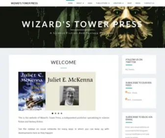 Wizardstowerpress.com(A science fiction and fantasy publisher) Screenshot