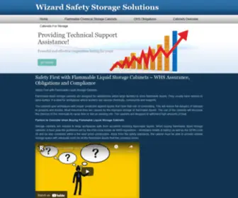 Wizardwallart.com.au(Wizard Safety Storage Solutions) Screenshot