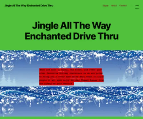 Wizardworld.ca(Jingle All The Way Enchanted Drive Thru) Screenshot