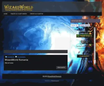 Wizardworld.ro(WizardWorld Romania) Screenshot