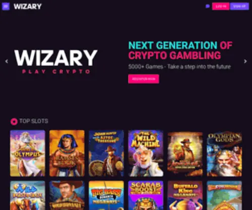 Wizary.com(Wizary) Screenshot