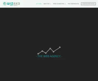 Wizaxe.com(Agence de communication Paris) Screenshot