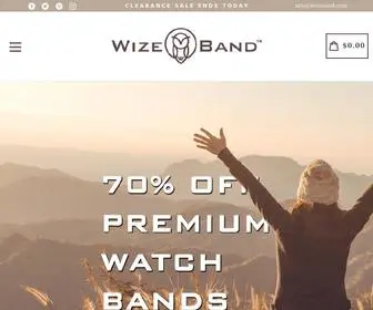 Wizeband.com(Apple Watch Bands) Screenshot