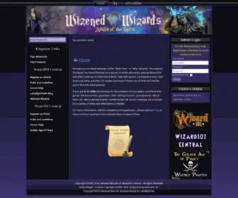 Wizenedwizards.com(Wizened Wizards Home) Screenshot