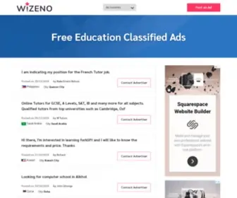 Wizeno.com(Wizeno Education Leads) Screenshot