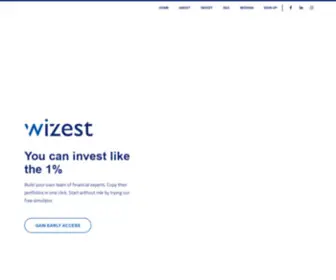 Wizestapp.com(Invest with people you trust) Screenshot