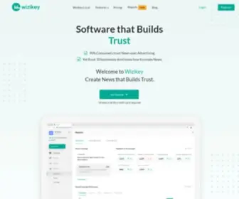 Wizikey.com(AI-powered media monitoring by Wizikey) Screenshot