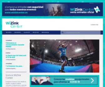 Wizinkcenter.es(WiZink Center Madrid) Screenshot