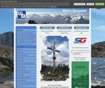Wizis-UND-Brandis-Bergwelt.com(Wizis Bergwelt) Screenshot