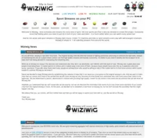 Wiziwigs.eu(Wiziwig brings you the biggest service of sport streaming) Screenshot