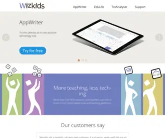 Wizkids.se(Framsida) Screenshot
