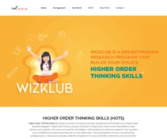 Wizklub.com(Wizklub Learning) Screenshot
