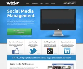 Wizler.com(Social Media Management Packages) Screenshot