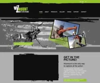 Wizmount.com(Pack, Rack, Pole mounts for GoPro and other action cameras) Screenshot