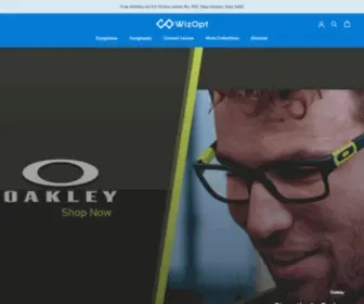 Wizopt.com(WizOpt is a professionally oriented online Eyewear company) Screenshot