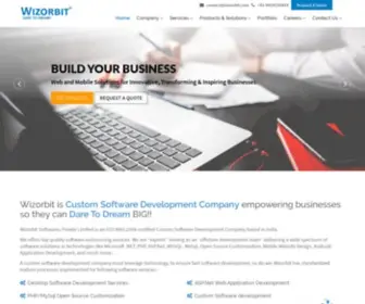Wizorbit.com(An IT Software Development Company) Screenshot