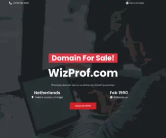 Wizprof.com(WizProf) Screenshot