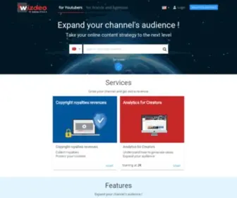 Wiztracker.net(WizTracker, track Youtube Channels performance) Screenshot