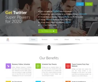 Wizugo.com(Twitter Automation Marketing Tool) Screenshot