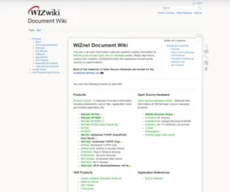 Wizwiki.net(Document Wiki) Screenshot