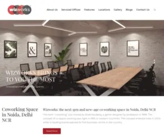 Wizworks.co.in(Coworking Space in Noida) Screenshot