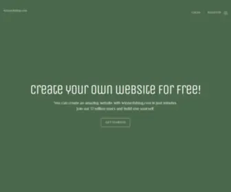 Wizzardsblog.com(Free website builder) Screenshot