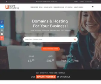 Wizzhosting.co.uk(Domain Registration) Screenshot