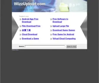 Wizzupload.com(File upload) Screenshot