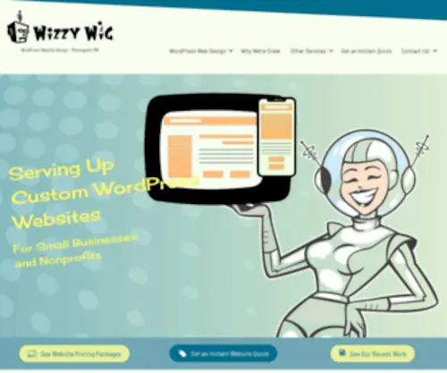 Wizzywigdesign.com(Wizzy Wig Web Design) Screenshot