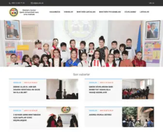 WJ.edu.az(Western Junior School) Screenshot