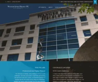 Wjhattorneys.com(Wanger Jones Helsley PC) Screenshot