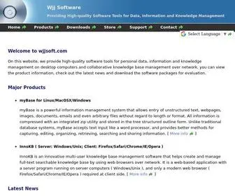 WJjsoft.com(Software Tools for Data) Screenshot