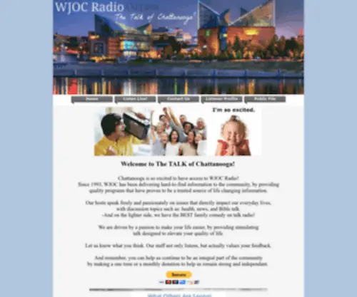 Wjoc.com(Bible Talk Chattanooga) Screenshot