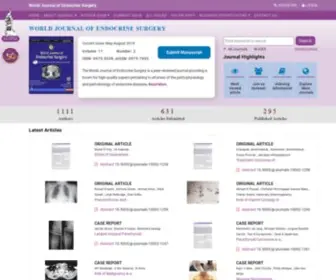 Wjoes.com(World Journal of Endocrine Surgery) Screenshot