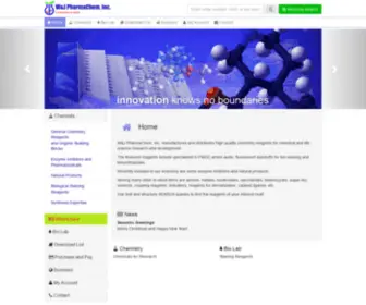 WJpharmachem.com(W&J PharmaChem) Screenshot