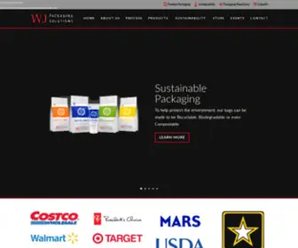 WJPKG.com(WJ Packaging Solutions) Screenshot