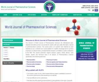 WJpsonline.com(World Journal of Pharmaceutical Sciences) Screenshot