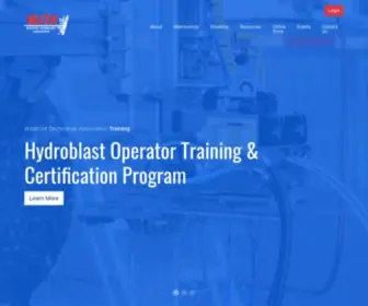Wjta.org(WaterJet Technology Association WJTA) Screenshot