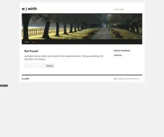 Wjwirth.com(W j wirth) Screenshot