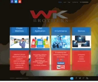 WKbrothers.com(Web services) Screenshot
