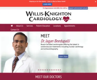 Wkcardiology.com(Board Certified Cardiologists in Bossier City Shreveport Louisiana) Screenshot
