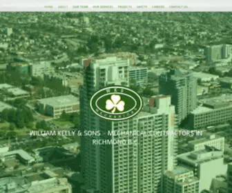 Wkellyandsons.com(Mechanical Contractors in Richmond BC) Screenshot