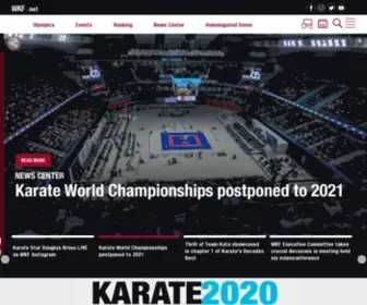 WKF.net(World karate Federation) Screenshot