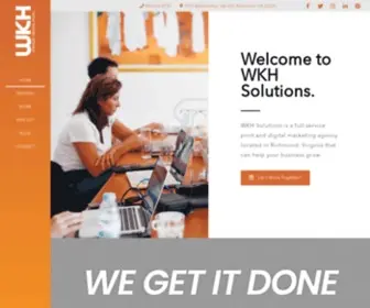 WKhsolutions.com(WKH Solutions) Screenshot