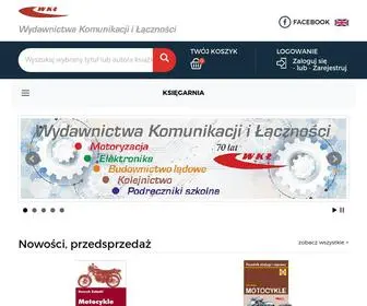 WKL.com.pl(Wydawnictwa Komunikacji i Łączności WKŁ) Screenshot