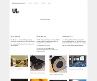 Wkled.eu(Customized Lighting Solutions) Screenshot
