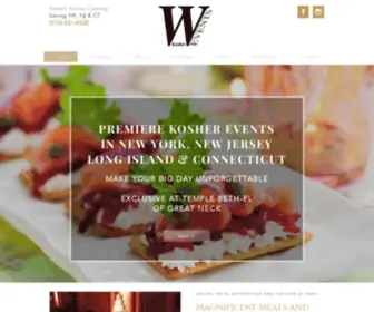 Wkosherevents.com(Fine Kosher Catering Serving NY) Screenshot