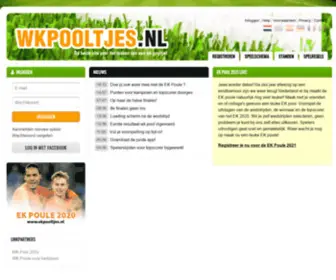 Wkpooltjes.nl(WK Poule 2022) Screenshot